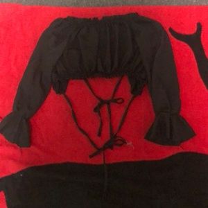 Sexy black summer blouse!